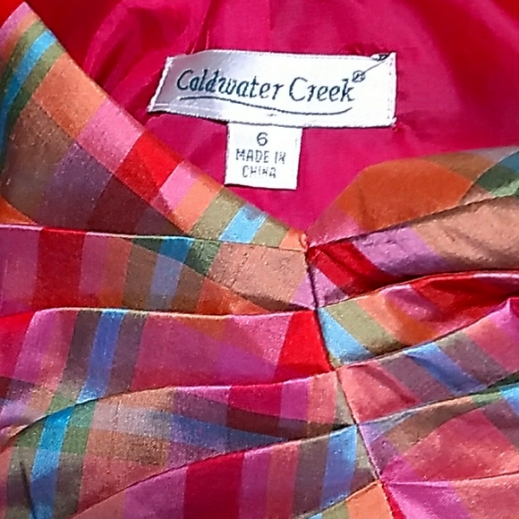 Donating in May 2022, retro silk party dress - Picture 6 of 7